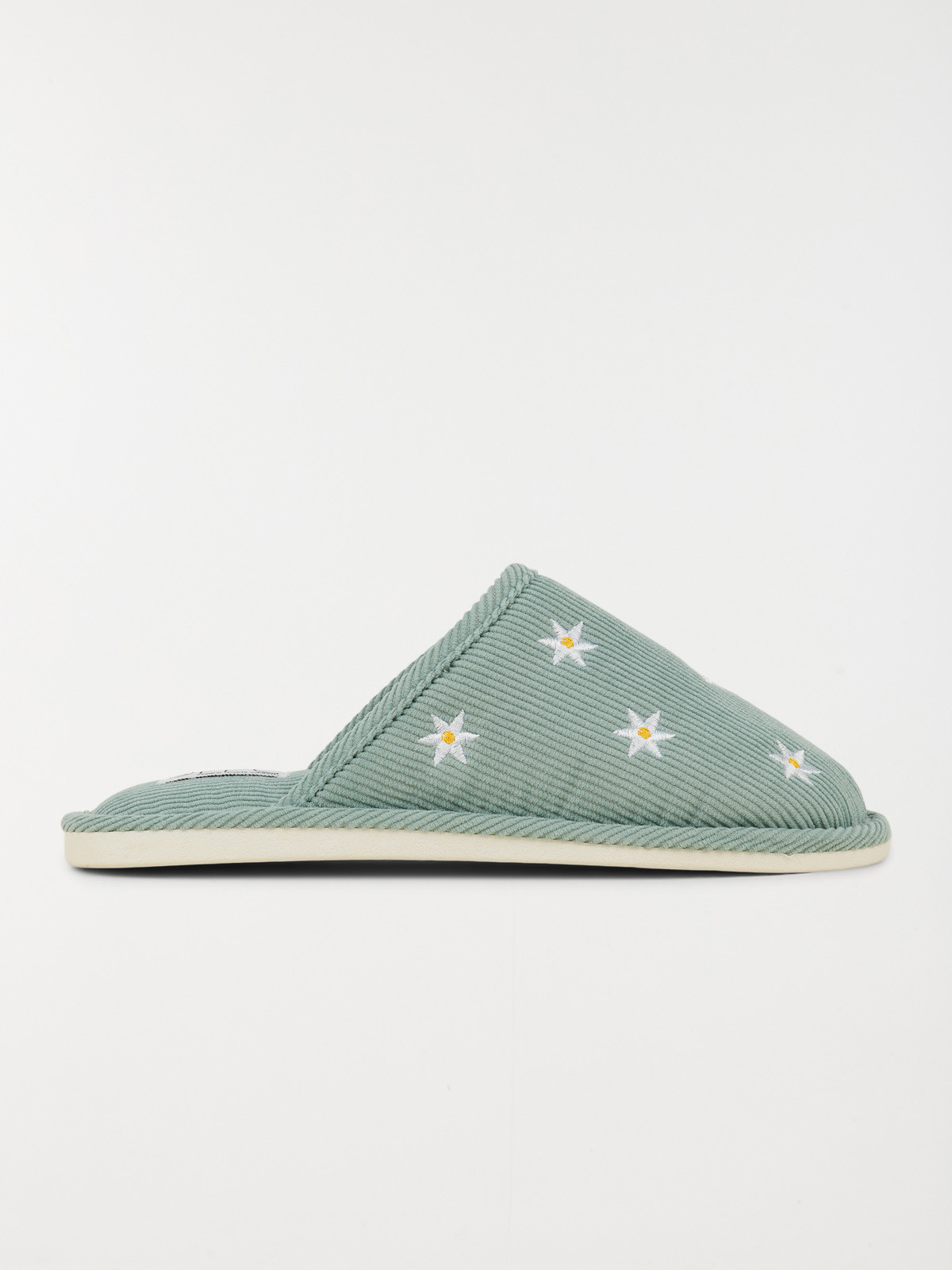Chausson fleurs brodées femme (36-41)