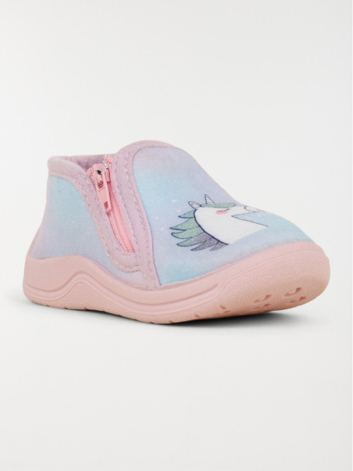 Chaussons montants licorne...