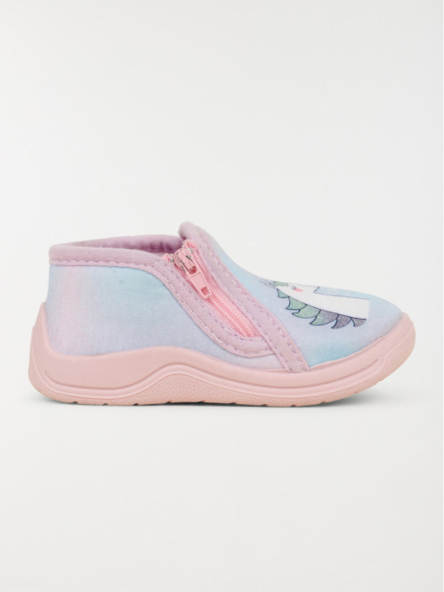 Chaussons montants licorne...