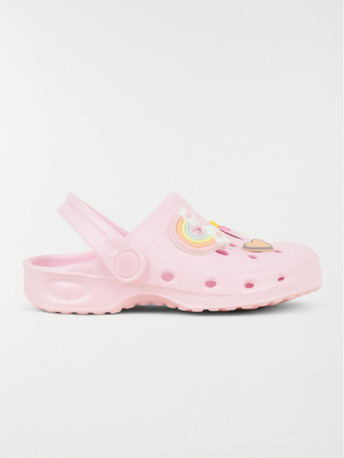Sabot plastique lilas fille (24-30)