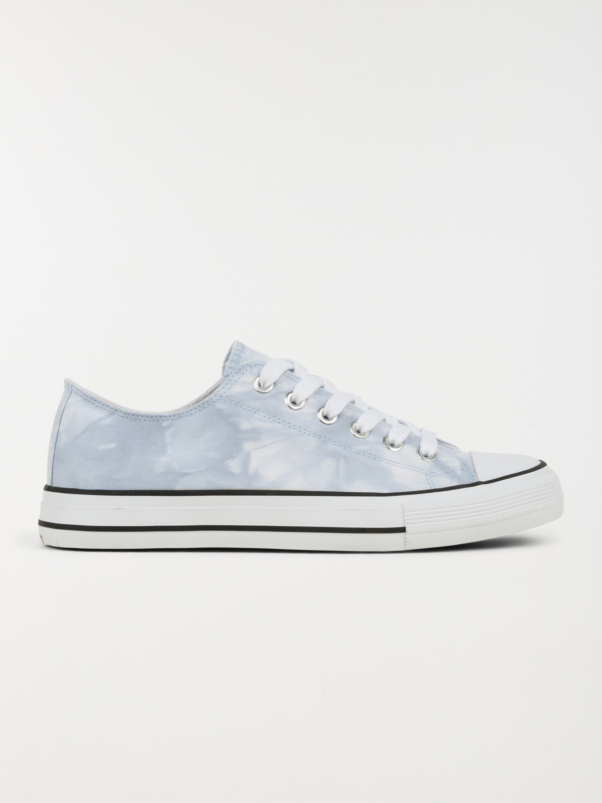 Basket toile basse femme bleu (36-41)
