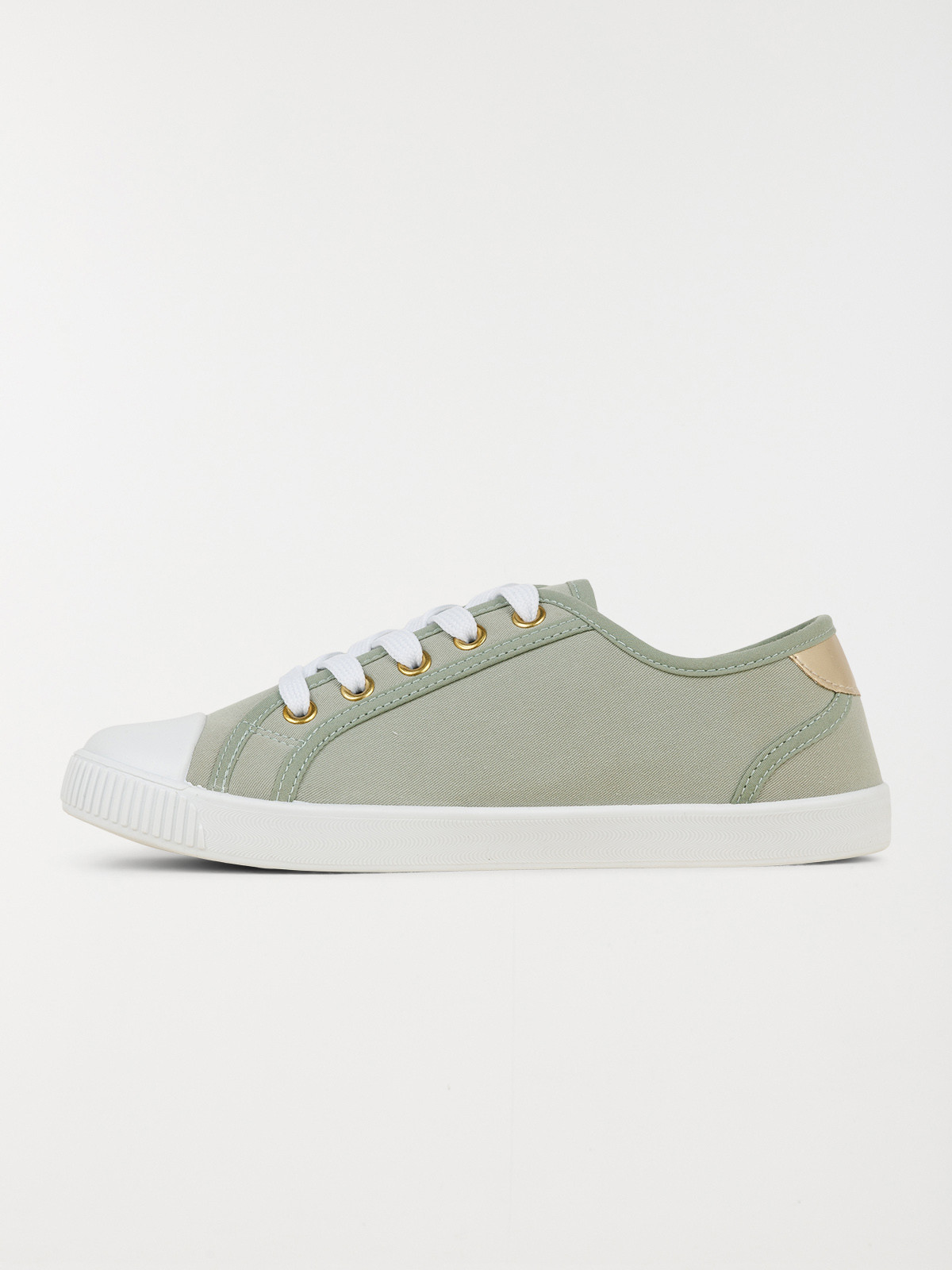 Tennis toile verte femme (36-41)