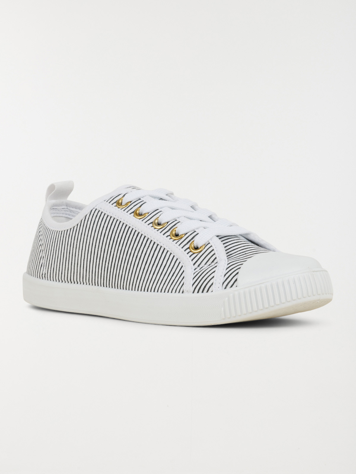 Tennis toile rayée femme (36-41)