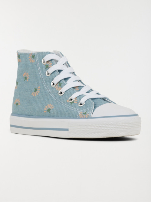 Tennis toile montante bleu (31-35) Tennis toile montante bleu (31-35)