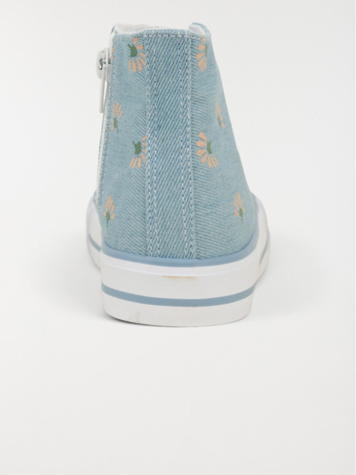 Tennis toile montante bleu (31-35) Tennis toile montante bleu (31-35)