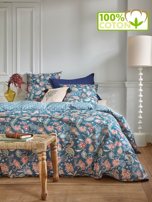 Parure fleurie 2 personnes 240x220 cm