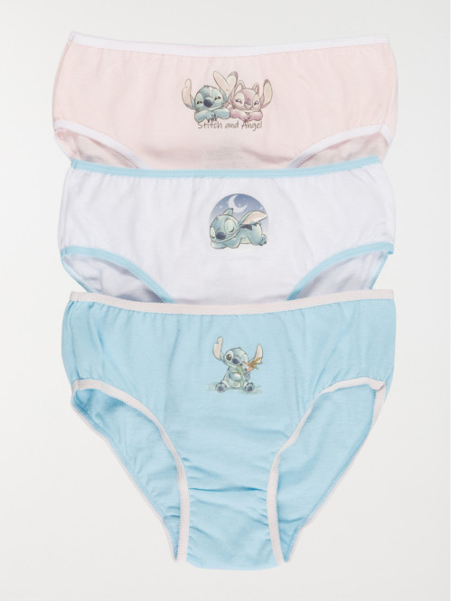 Lot 3 slips Stitch fille