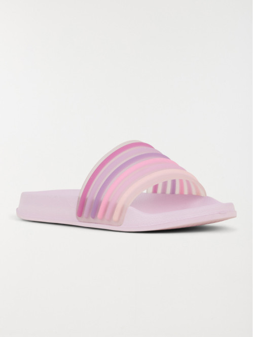 Claquette multicolore fille...