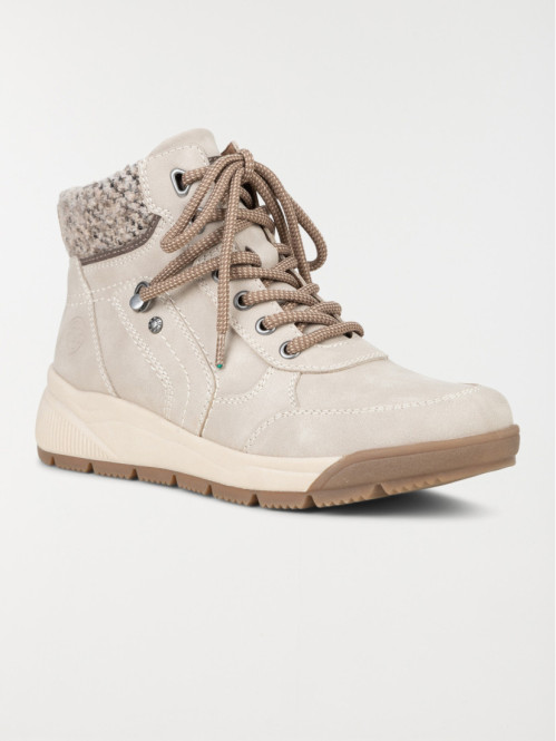 Chaussures montantes femme beige (36-41)