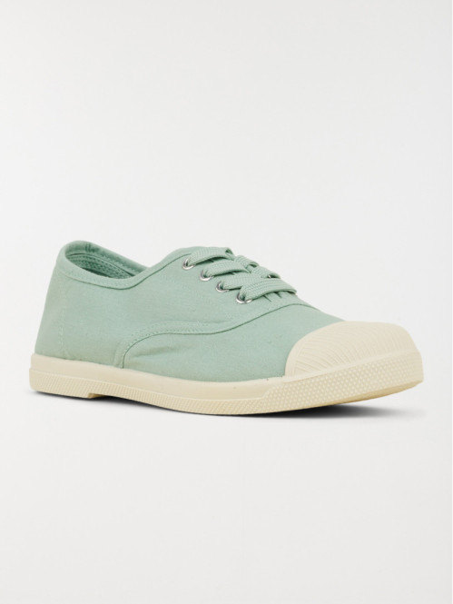 Tennis toile verte femme...