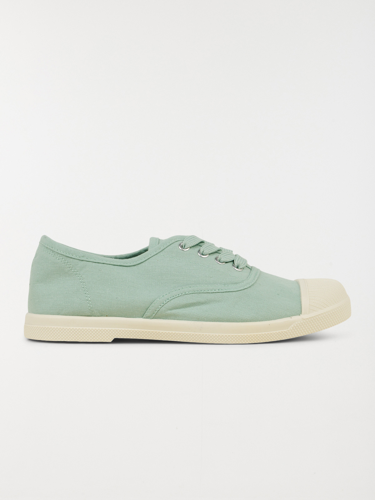 Tennis toile verte femme (36-41)