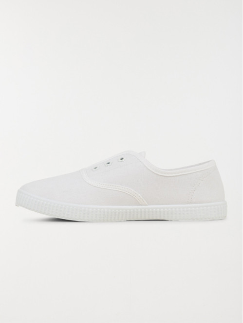 Tennis en toile blanches femme (36-41)