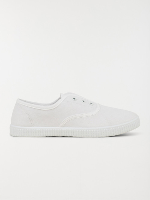 Tennis en toile blanches femme (36-41)