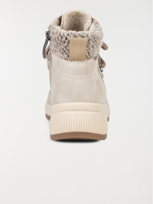 Chaussures montantes femme beige (36-41)