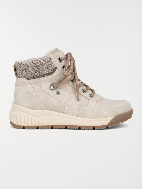 Chaussures montantes femme beige (36-41)