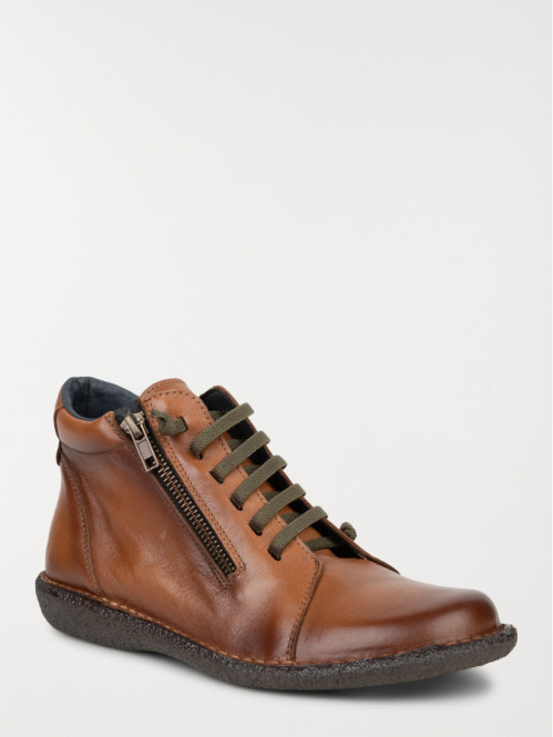 Bottines marron lacet femme (36-41) Bottines marron lacet femme (36-41)