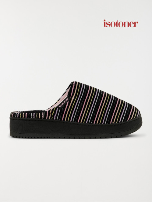 Chaussons rayé Isotoner...