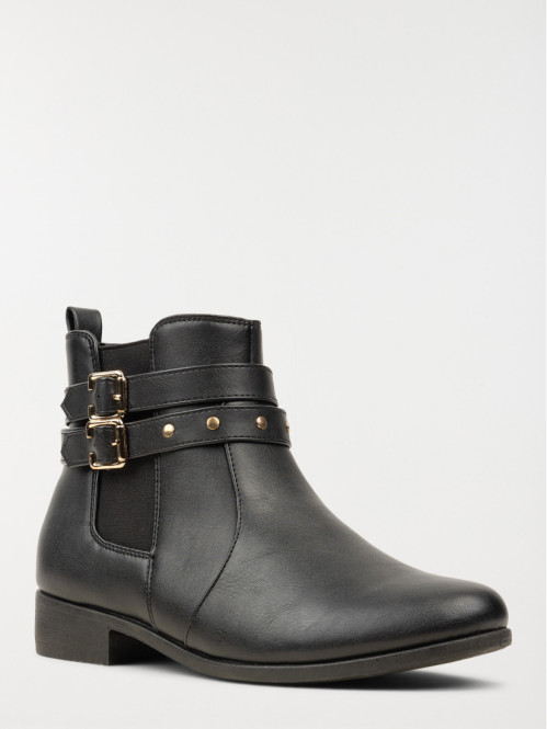 Bottines noires femme...