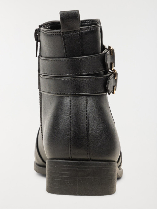 Bottines noires femme...