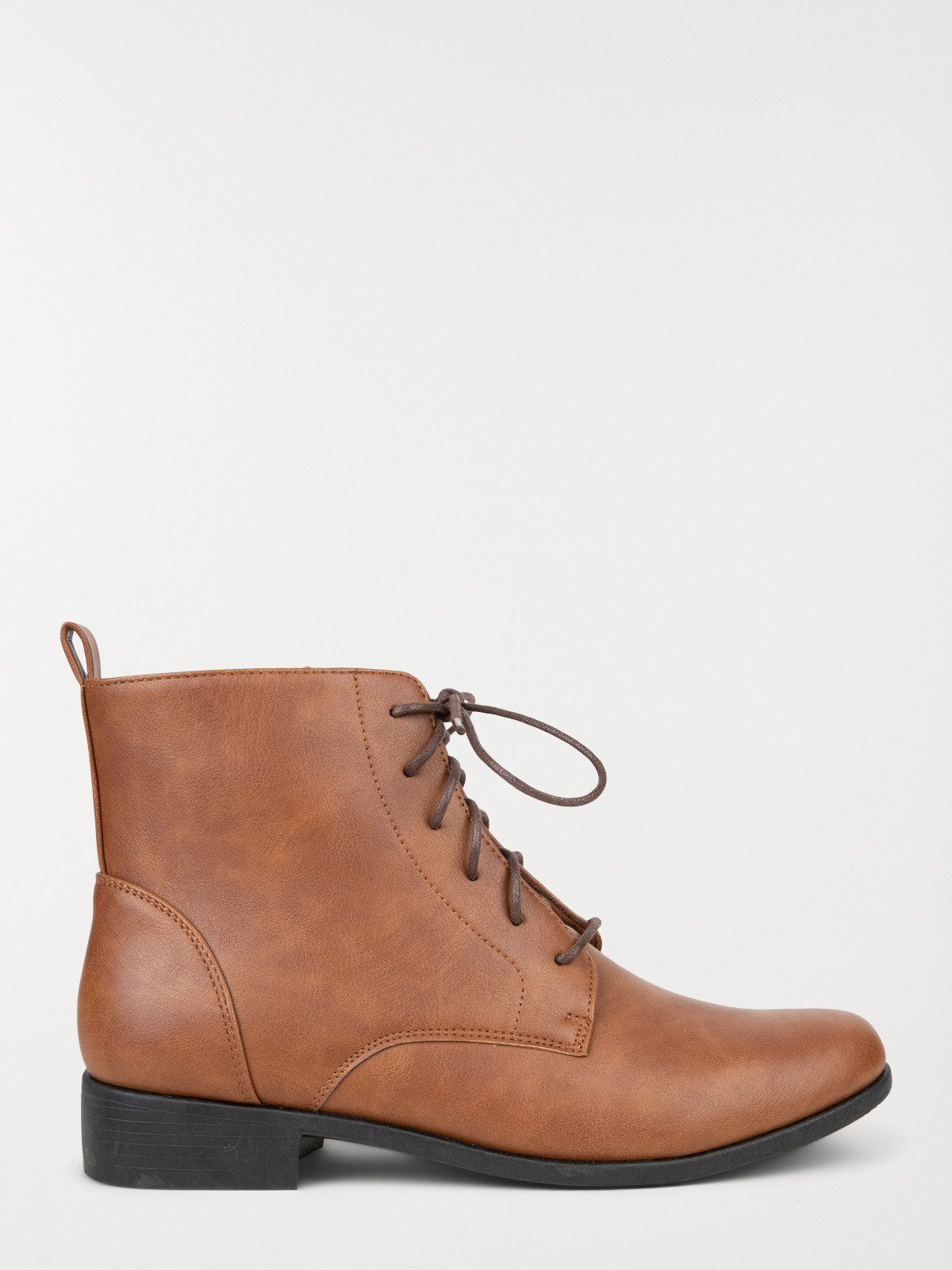 Bottines marrons lacets femme (36-41)