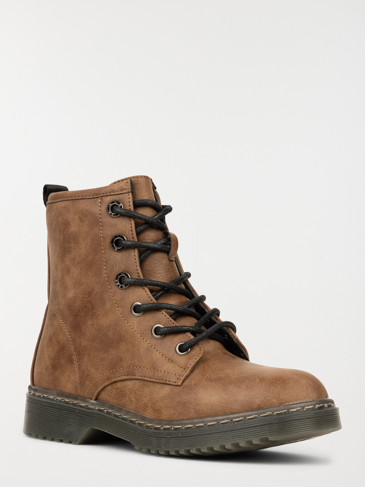 Bottine lacet marron femme (36-41)
