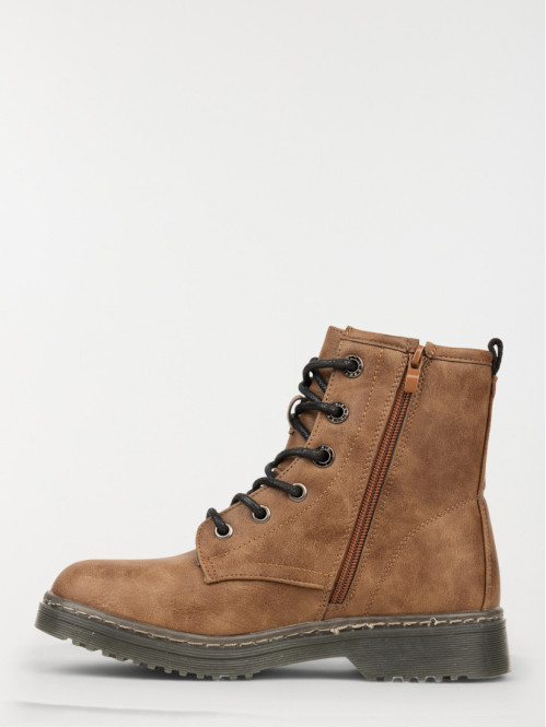 Bottine lacet marron femme (36-41)