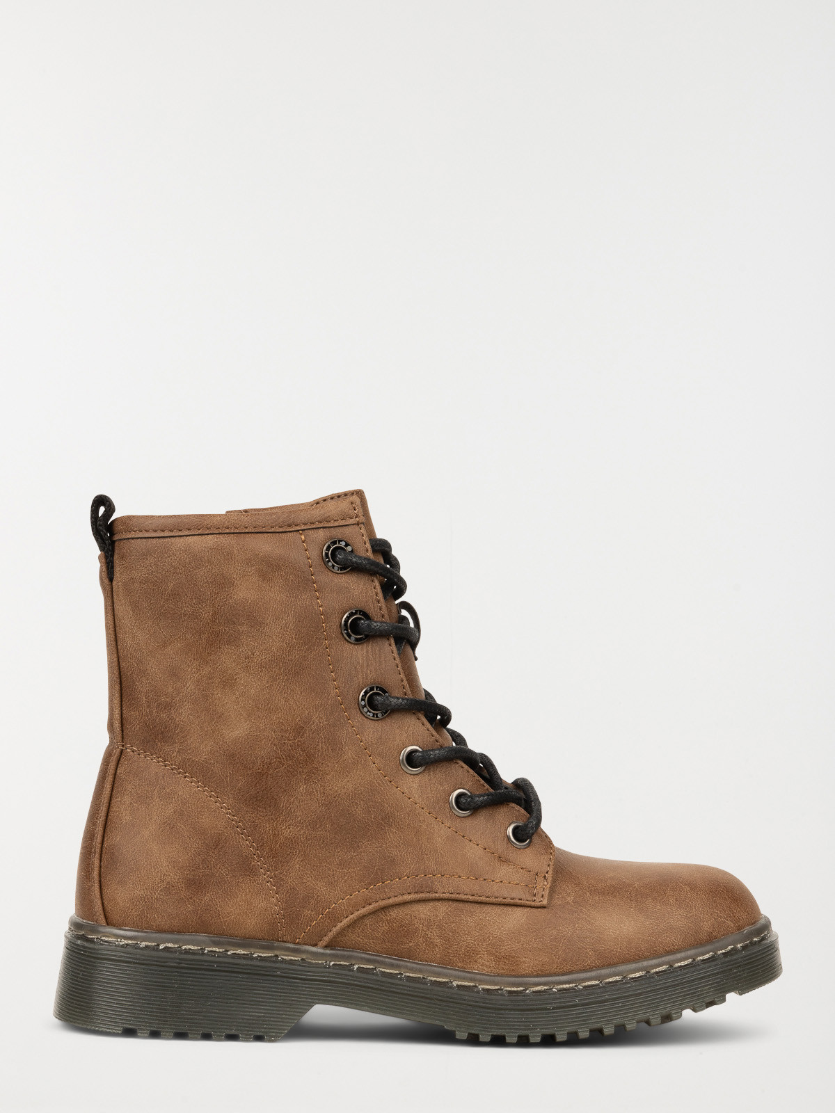 Bottine lacet marron femme (36-41)