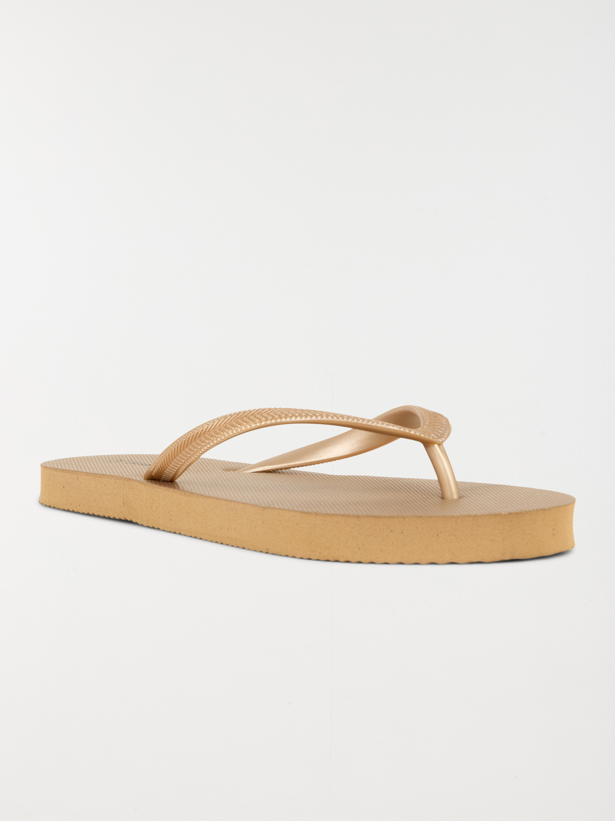 Tong coloris doré femme (36-41)