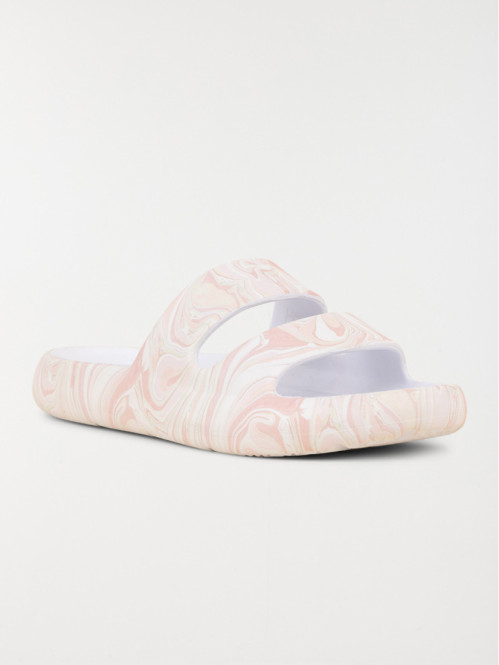 Claquettes multicolores...