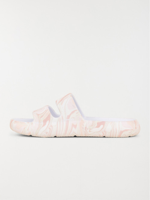 Claquettes multicolores...