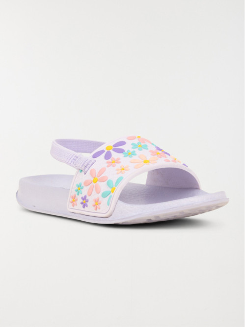 Claquettes fleurs fille...