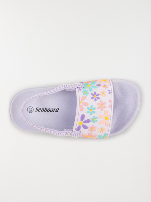 Claquettes fleurs fille...