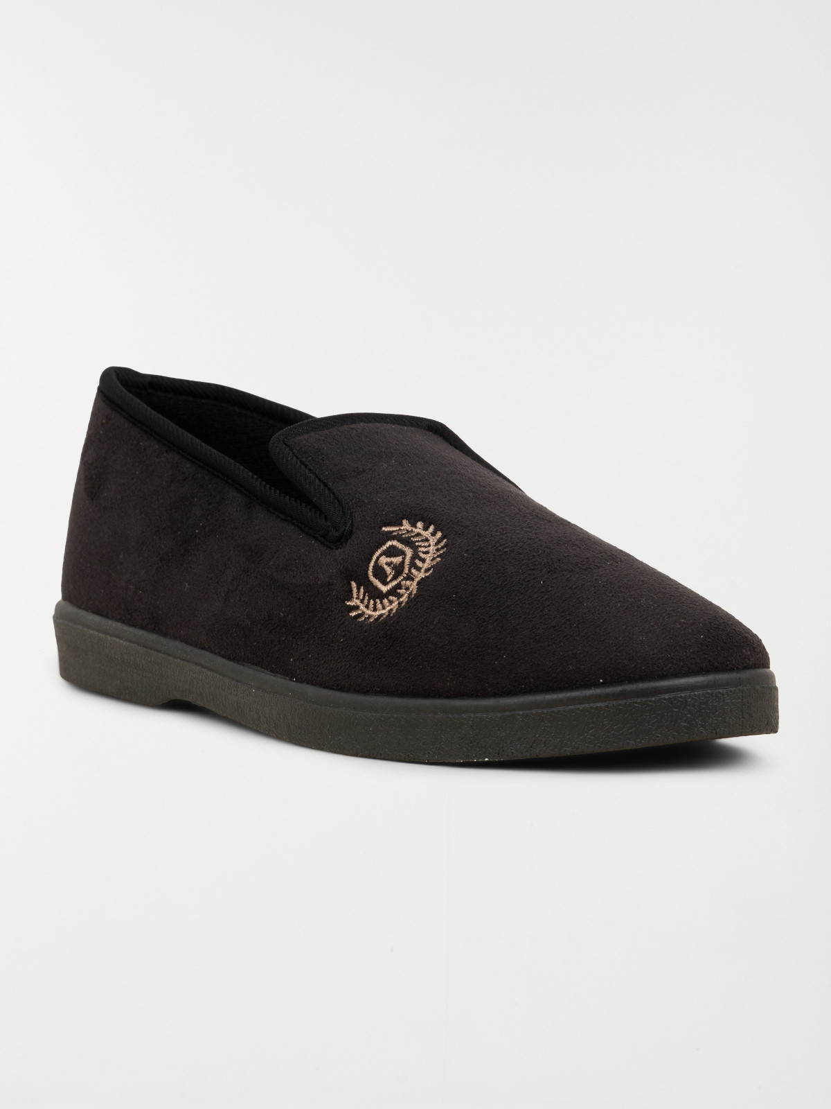Chaussons coloris noir homme (40-45)