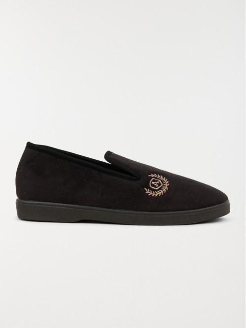 Chaussons coloris noir homme (40-45)