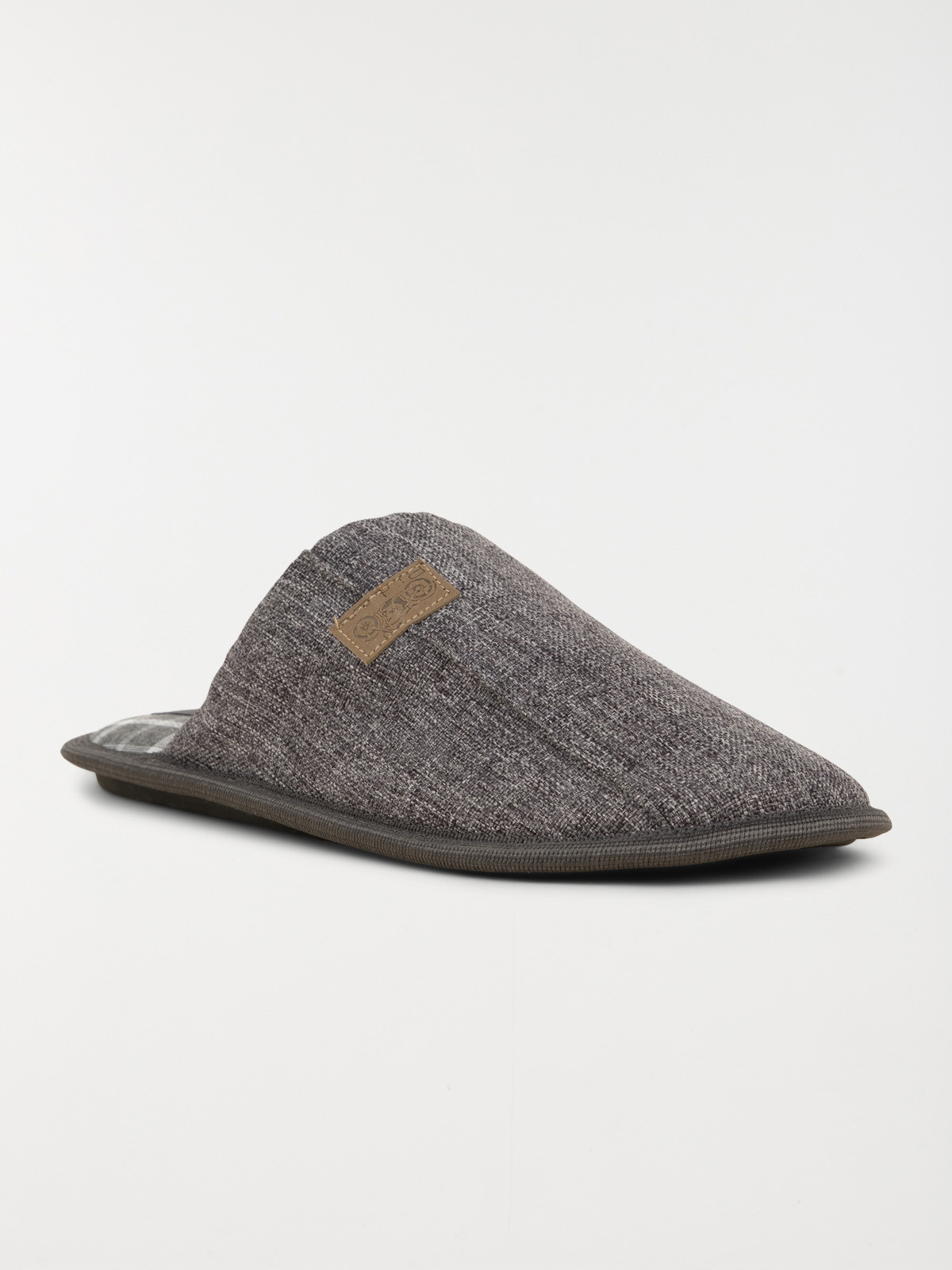 Pantoufle coloris gris homme (40-46) Pantoufle coloris gris homme (40-46)