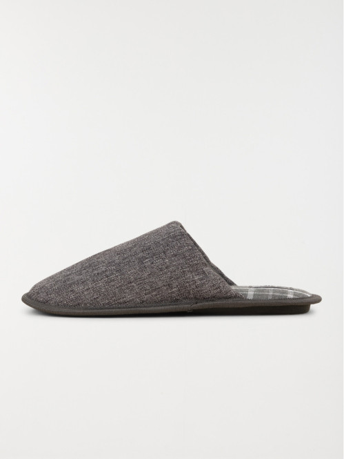 Pantoufle coloris gris...