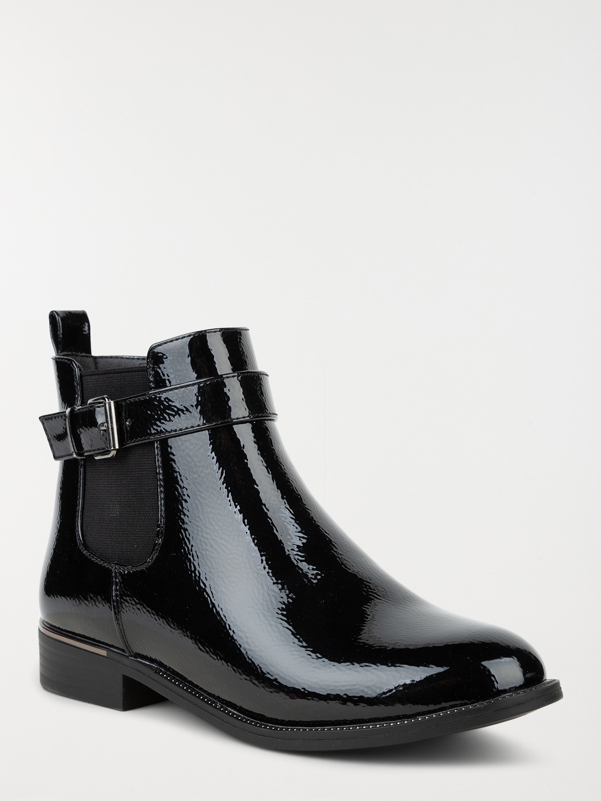 Bottines vernies noires femme (36-41)