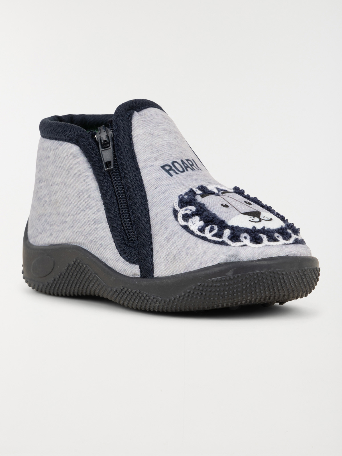 Chaussons lions gris garçon (19-23) Chaussons lions gris garçon (19-23)