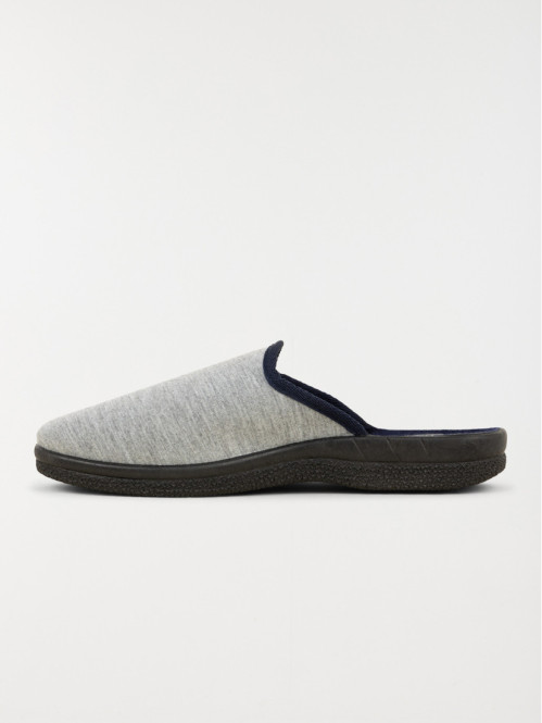 Chausson mule femme gris (36-41) Chausson mule femme gris (36-41)
