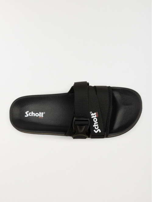 Claquettes SCHOTT noires...