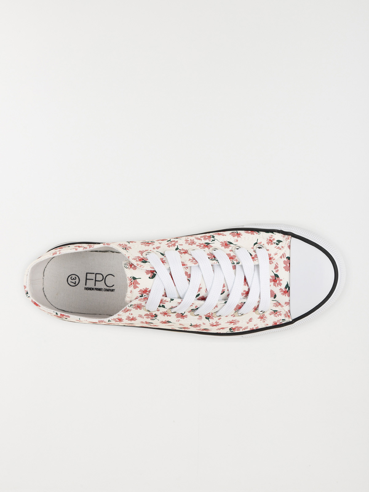 Tennis toile fleuri femme (36-41)