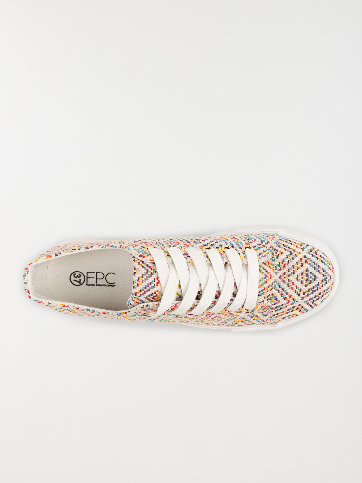 Basket toile multicolore femme (36-41)