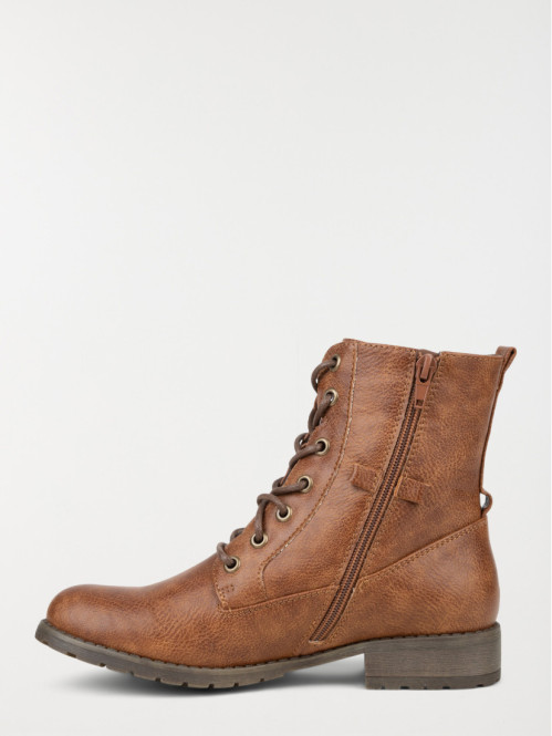 Bottines femme à lacet...