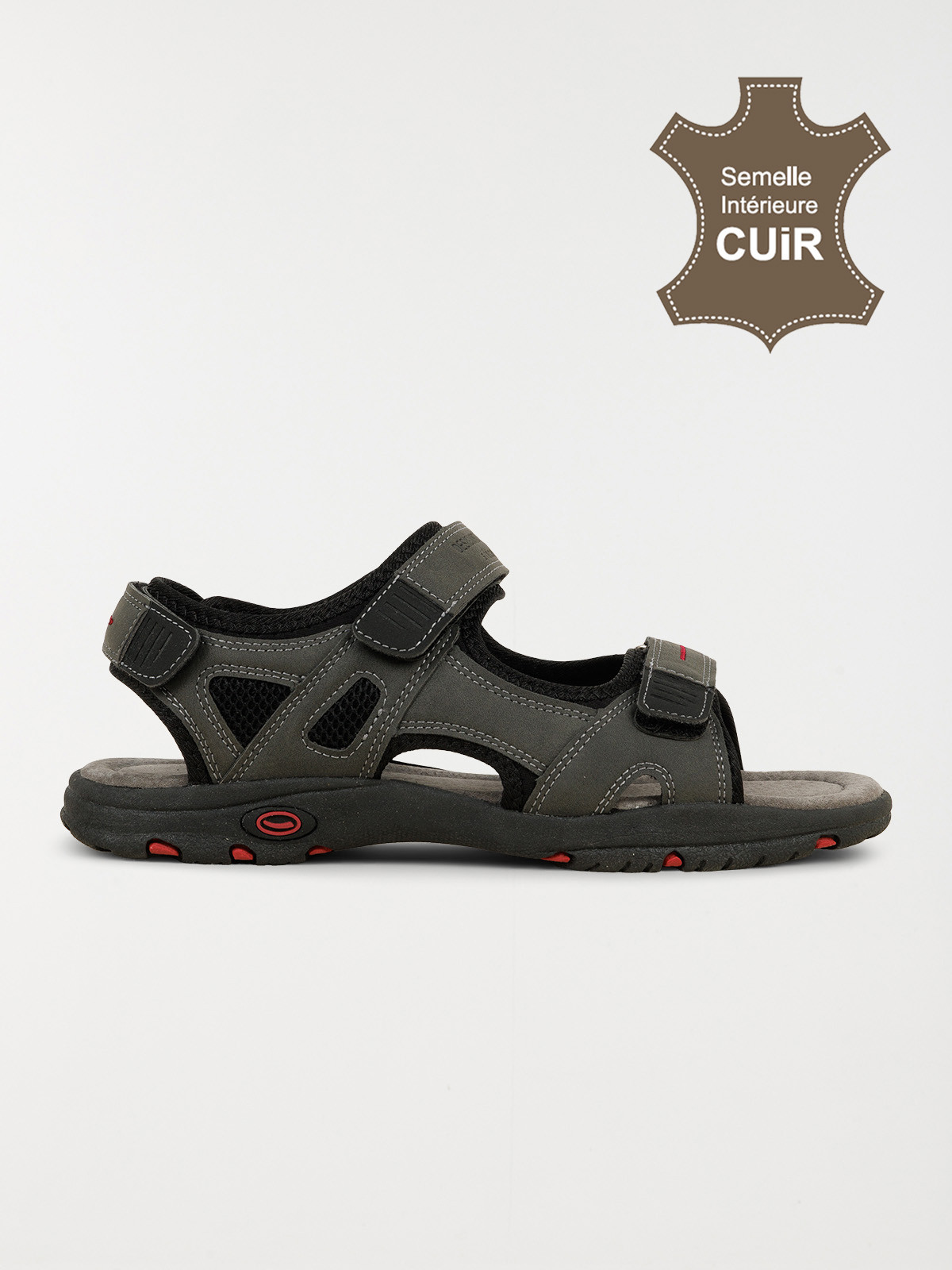 Nu-pieds gris homme (40-45)