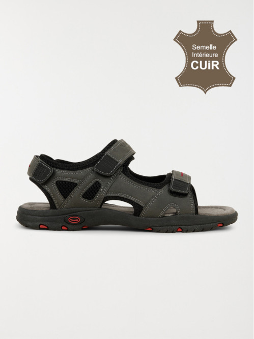Nu-pieds gris homme (40-45)