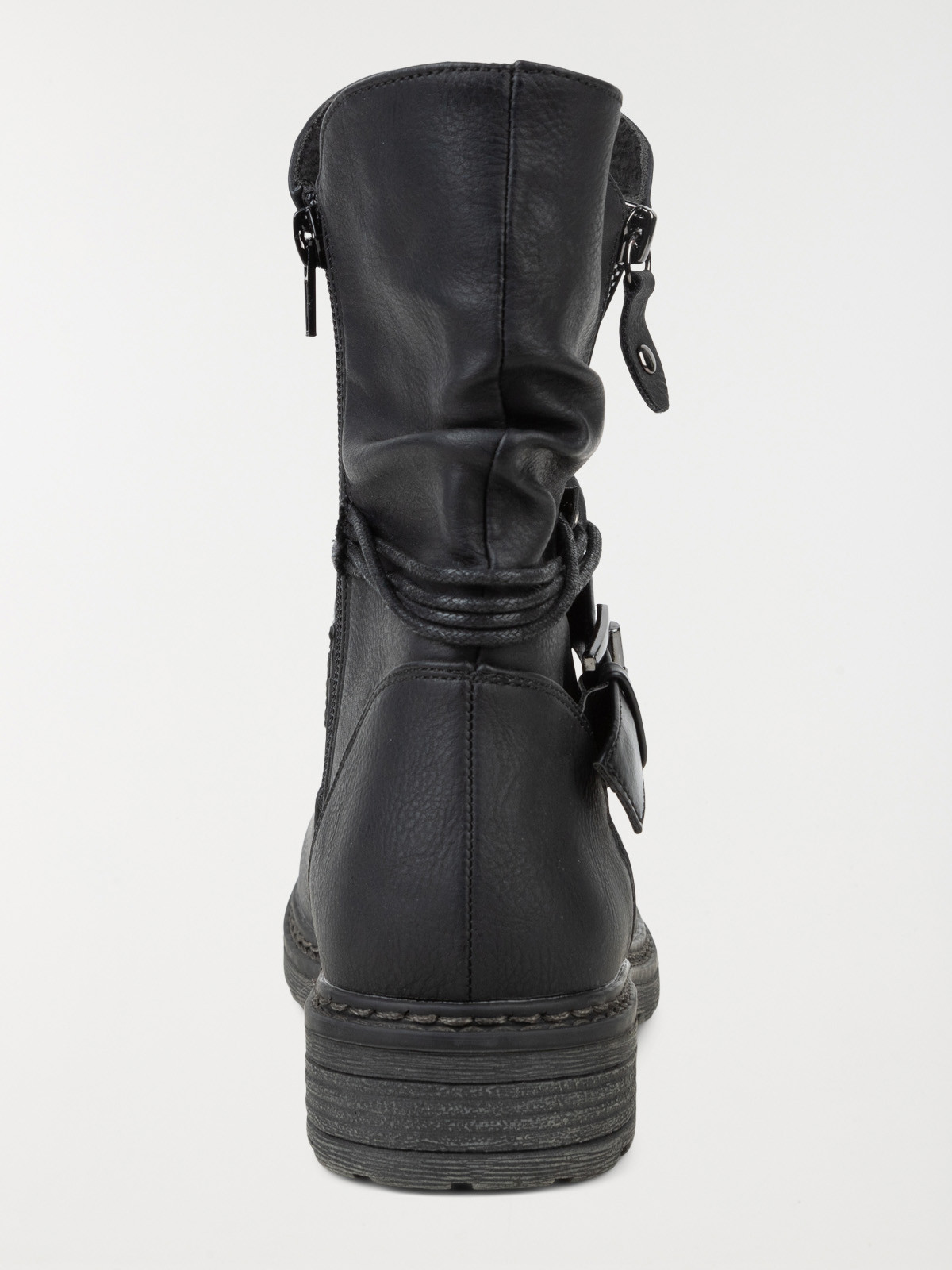 Bottines coloris noir femme (36-41) Bottines coloris noir femme (36-41)