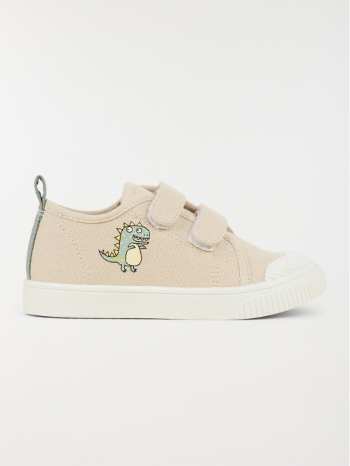 Tennis toile dinosaure garçon (24-30)