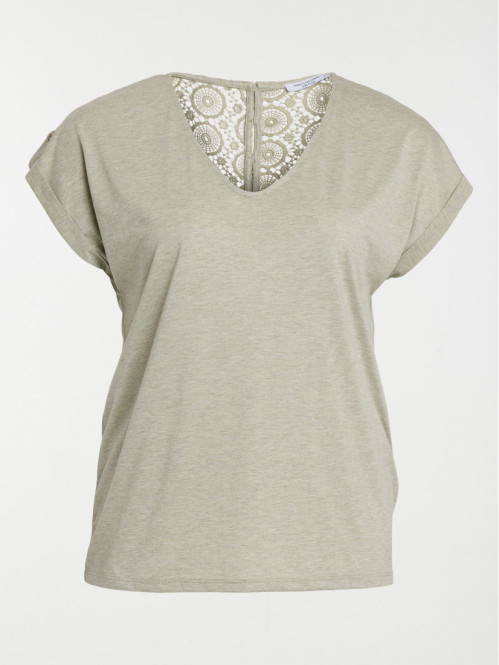 T-shirt dentelle dos grande...