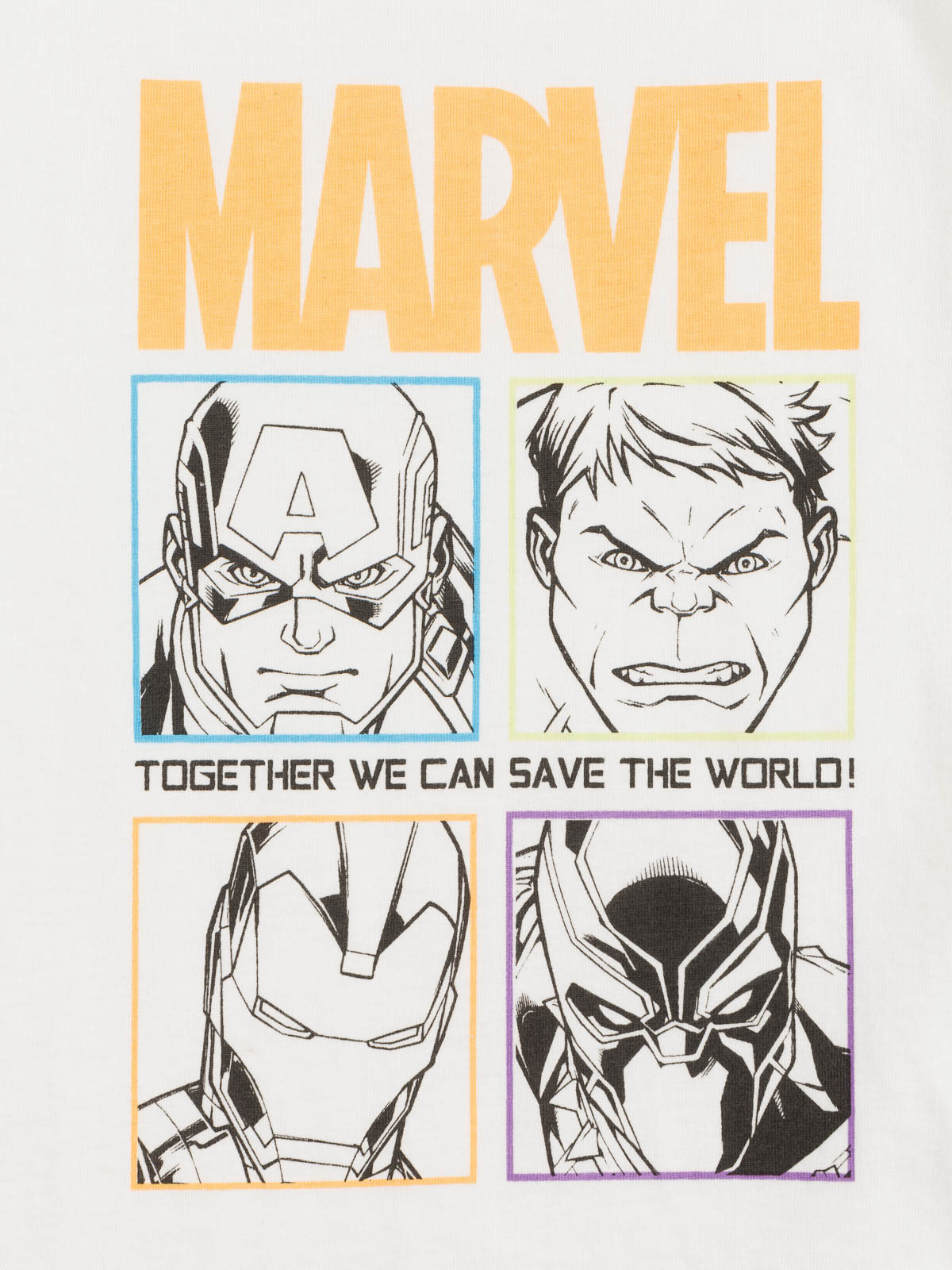 Tee-shirt garçon Marvel écru (3-12A)