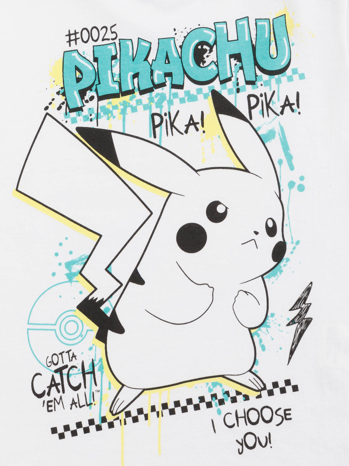 Tee-shirt Pikachu Pokémon garçon (3-12A) Tee-shirt Pikachu Pokémon garçon (3-12A)